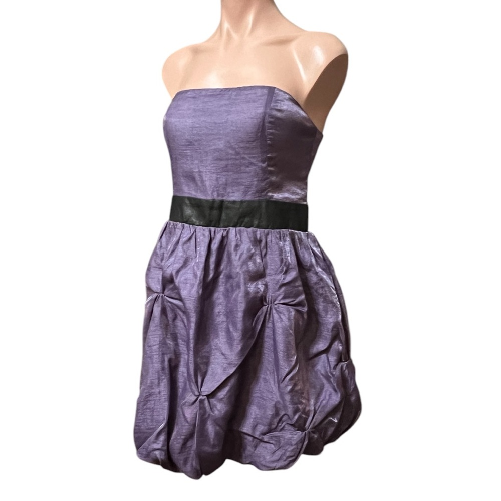 Elegant Purple Strapless Dress by Mustard Seed Preloved